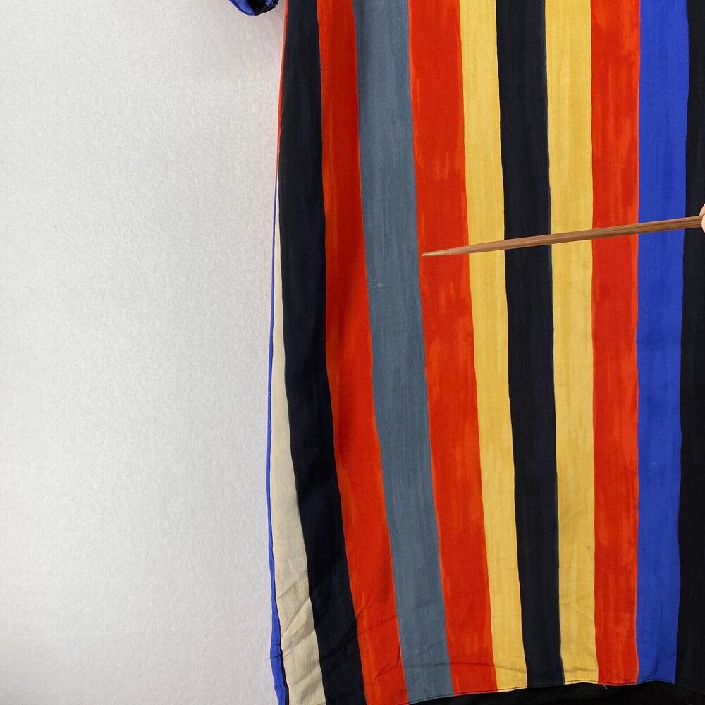 WHIT Multicolor Striped Midi Dress - Picture 13 of 16
